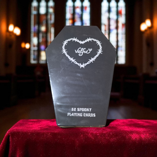 VALFRE SPOOKY COFFIN PLAYING CARDS